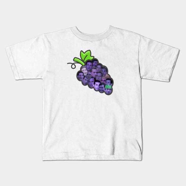 The Office Oaky Afterbirth Grapes Kids T-Shirt by felixbunny